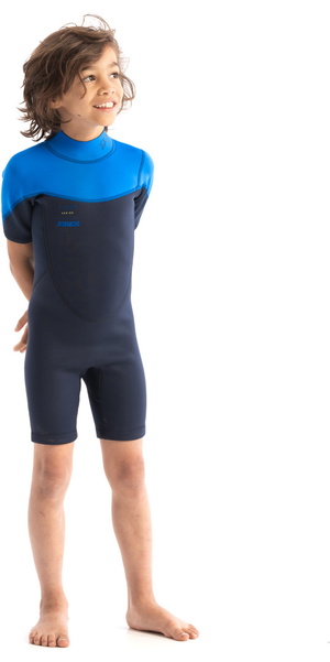 2026 Jobe Junior Boston 2mm Back Zip Shorty Neopreno 3036210 - Blue